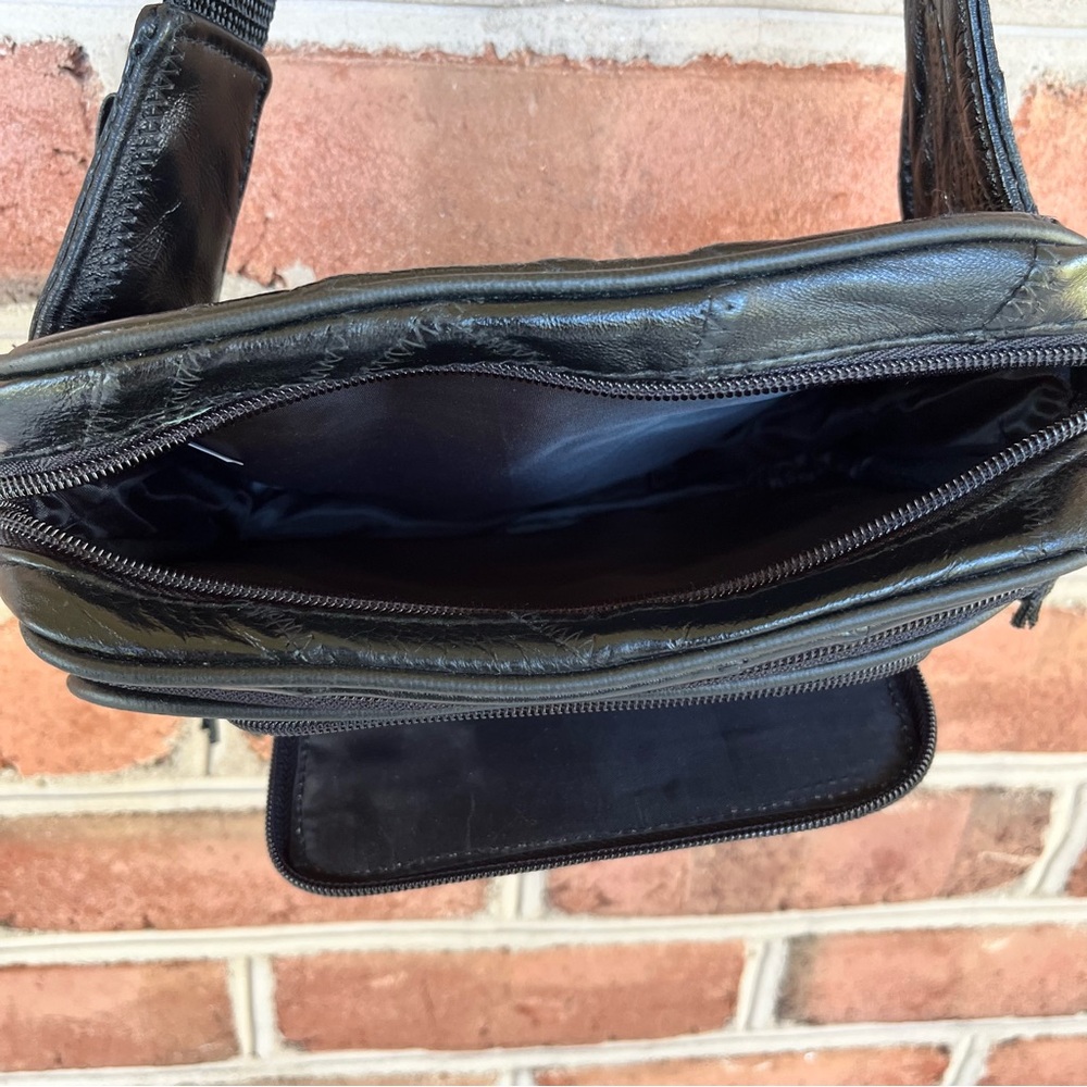 Fanny Pack Waist Bag Genuine Leather for biking, hiking and travel - Picture 5 of 10